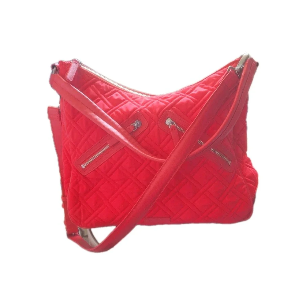 Vera Bradley Vivian Shoulder Hobo Bag in Canyon Sunset Pattern W Shoulder Strap